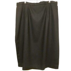 NWT Liz Claiborne black 18W career skirt
